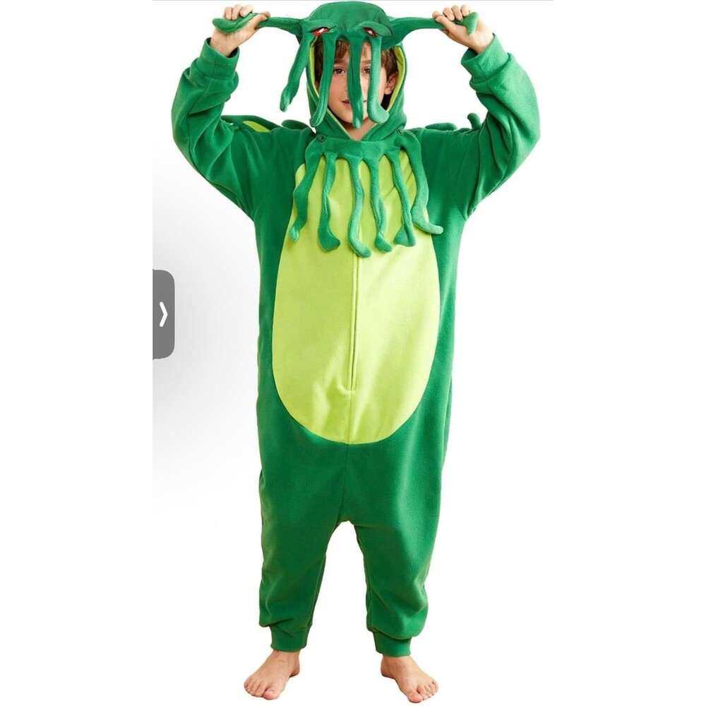 Focupaja Unisex Kids Jumper Costume Teens Halloween Cosplay Jumpsuit Novelty NEW